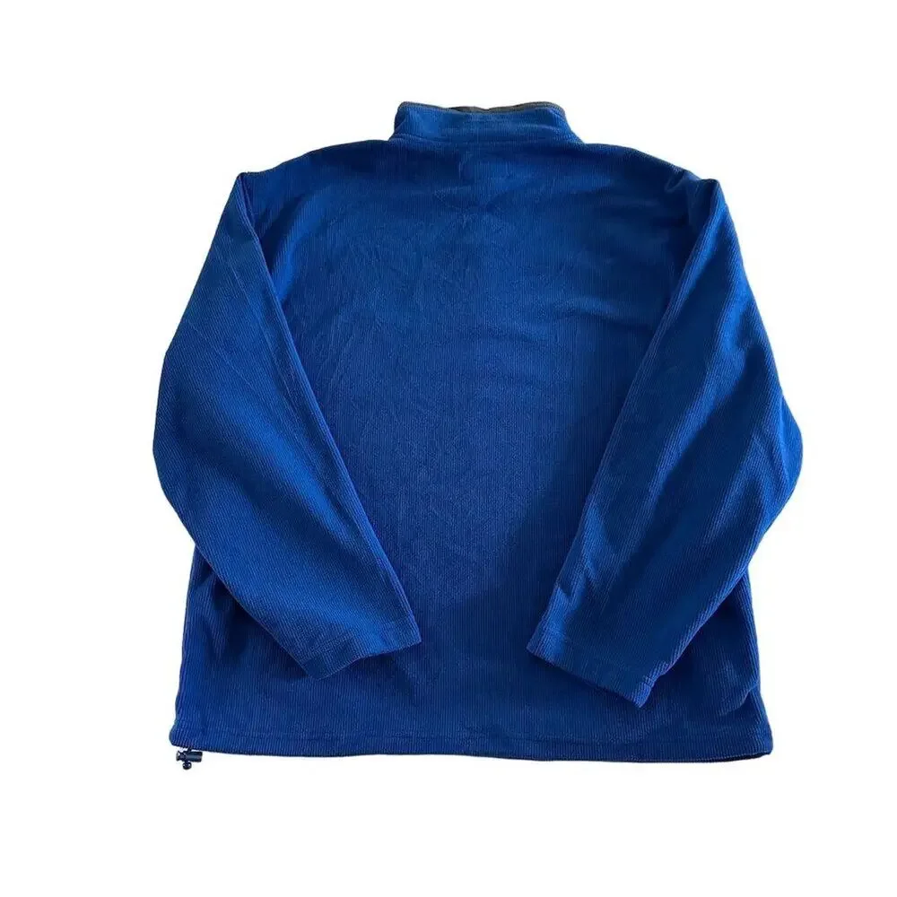 Free‎ Country Men's Blue Fleece Pullover Jacket Size L Casual Fall Wear